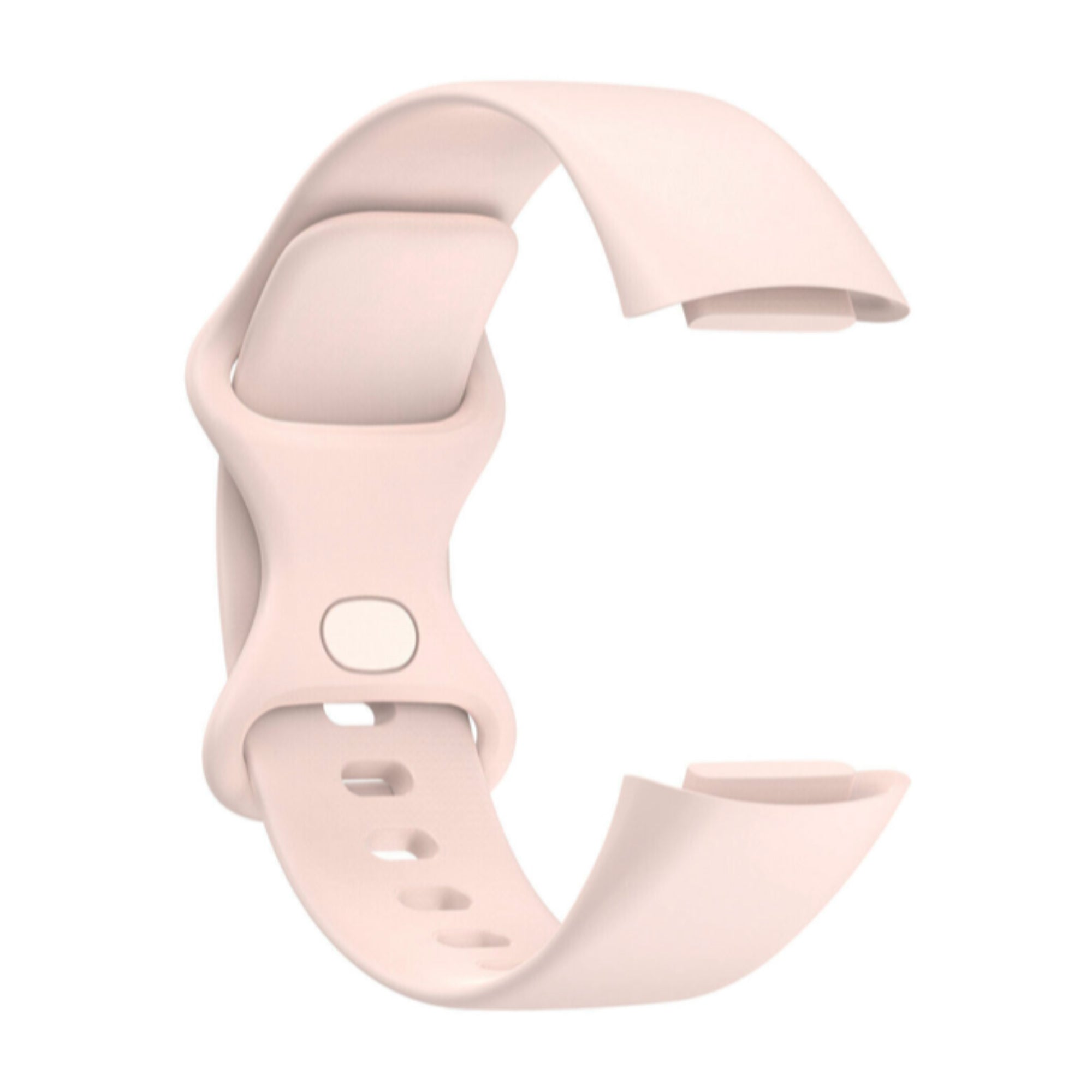 Fitbit Charge 5/6 Silikonarmband – rosa Sand