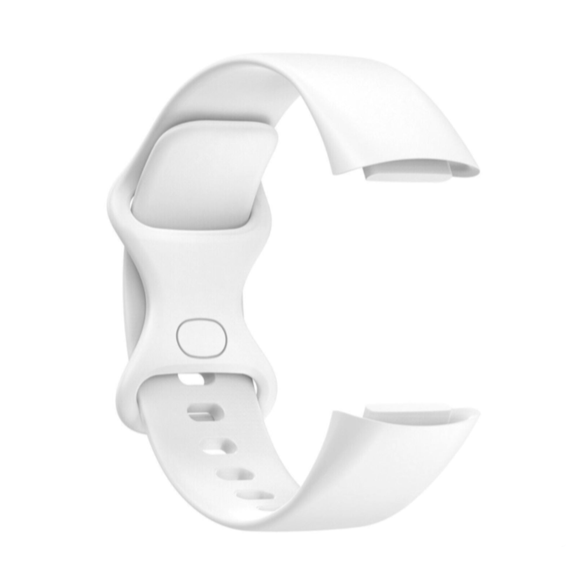 Fitbit Charge 5/6 silicone strap - white