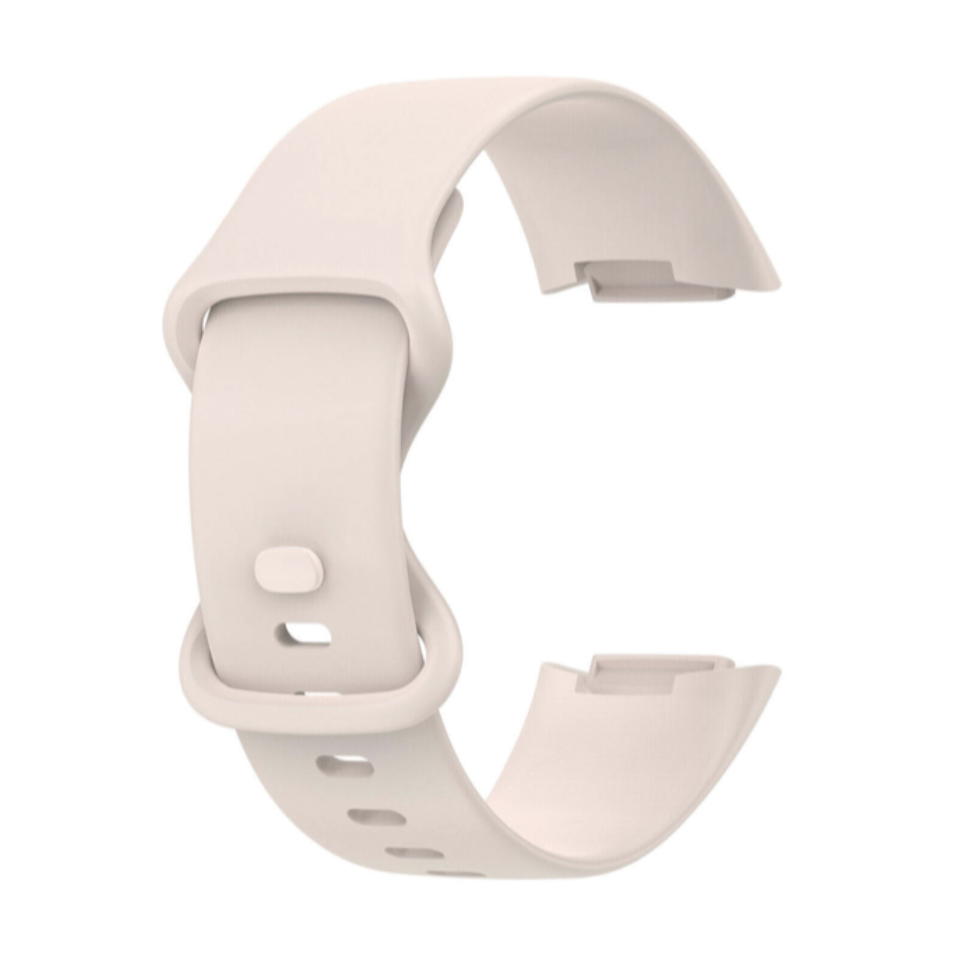 Fitbit Charge 5/6 silicone strap - starlight