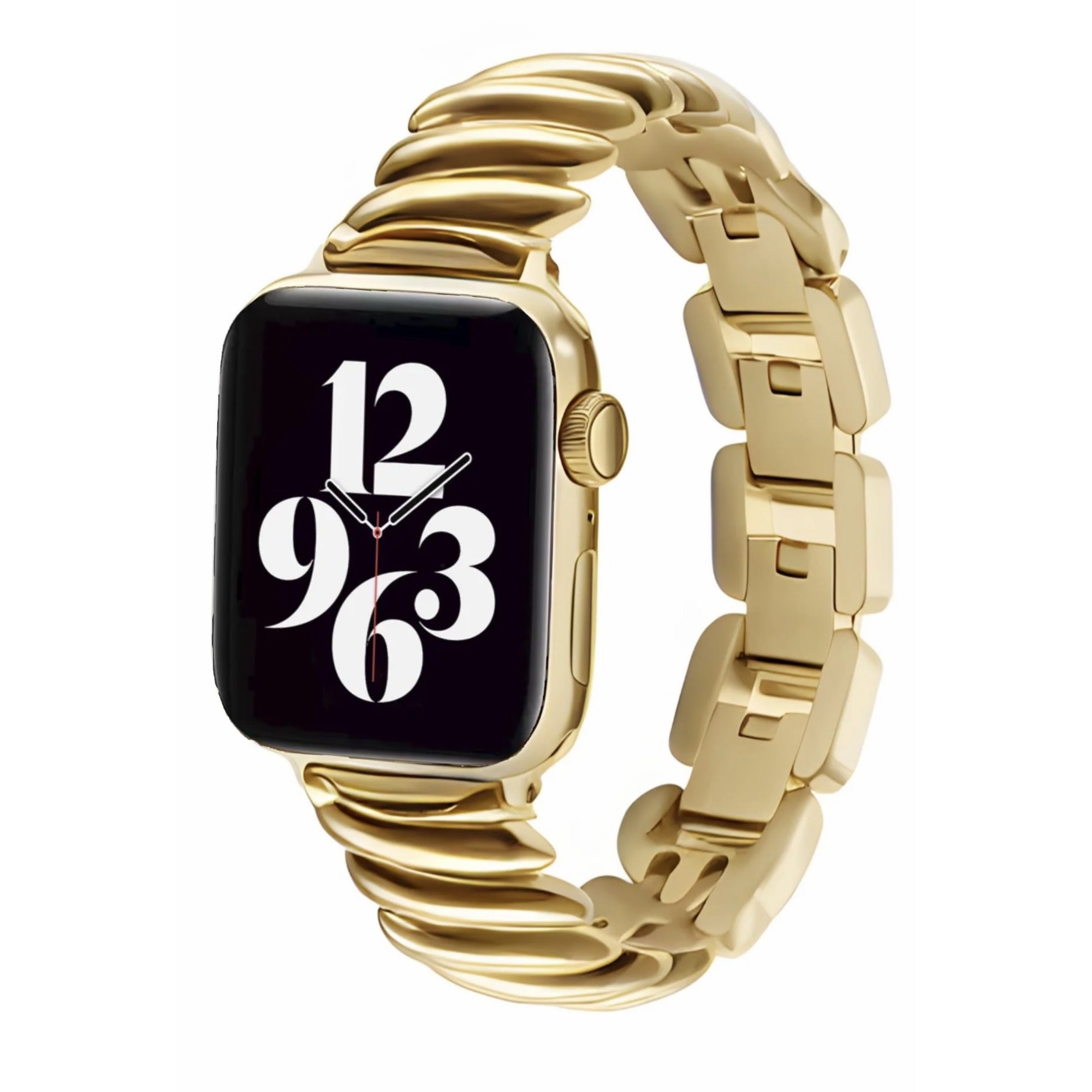 Apple Watch swirl band - gold
