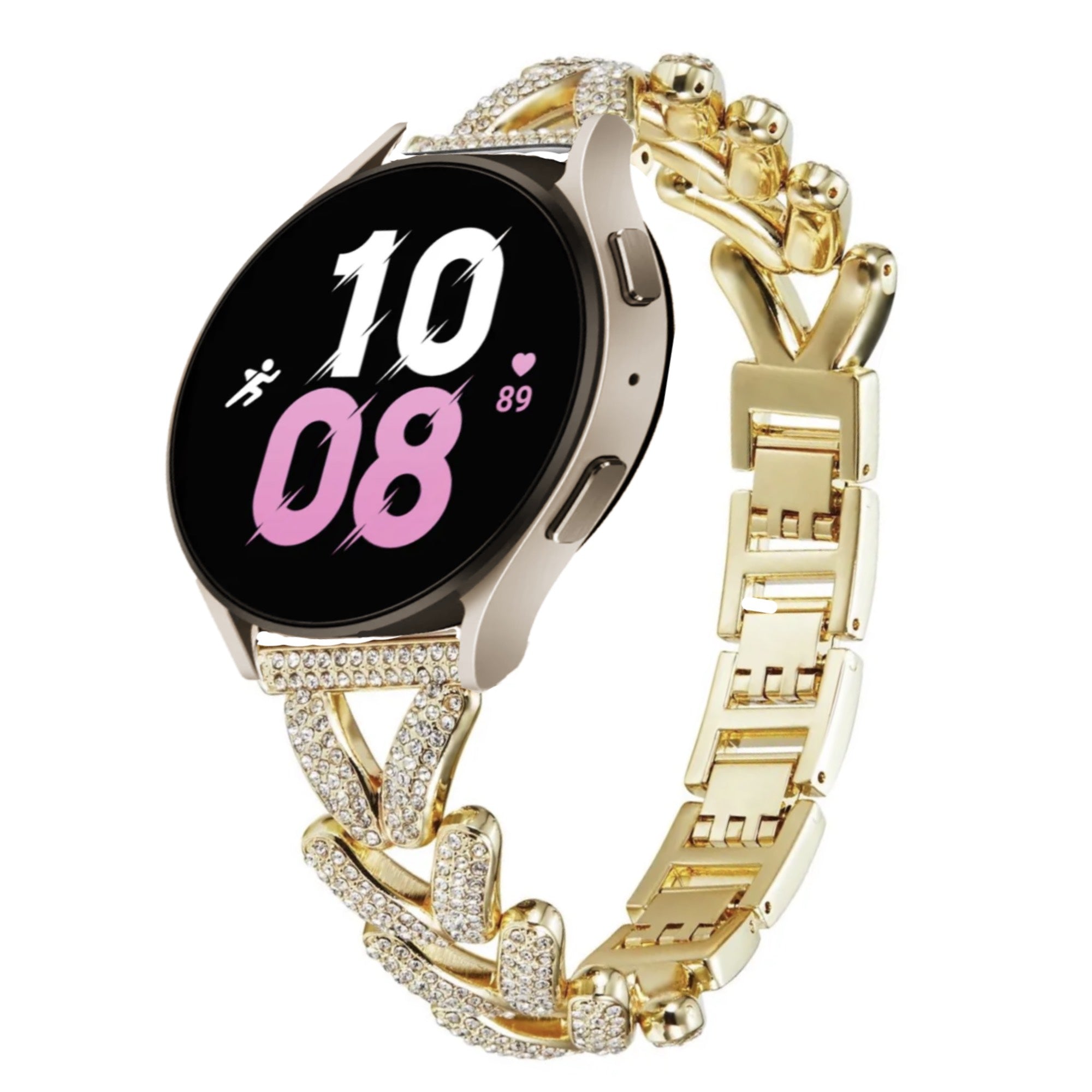 Samsung Galaxy Watch diamond V strap - gold