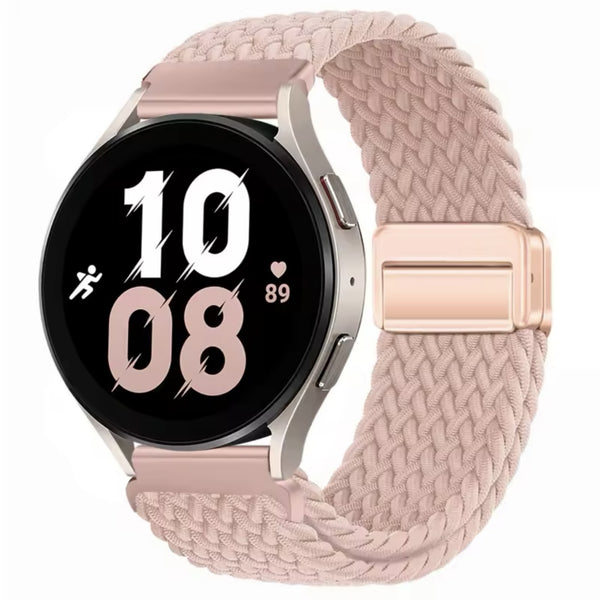 Samsung Galaxy Watch gevlochten band - pink sand