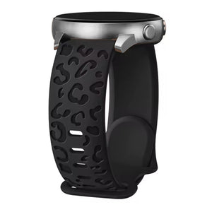 Samsung Galaxy Watch silicone panther strap - white
