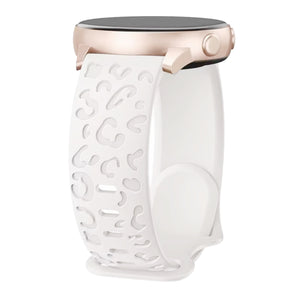 Samsung Galaxy Watch silicone panther strap - starlight