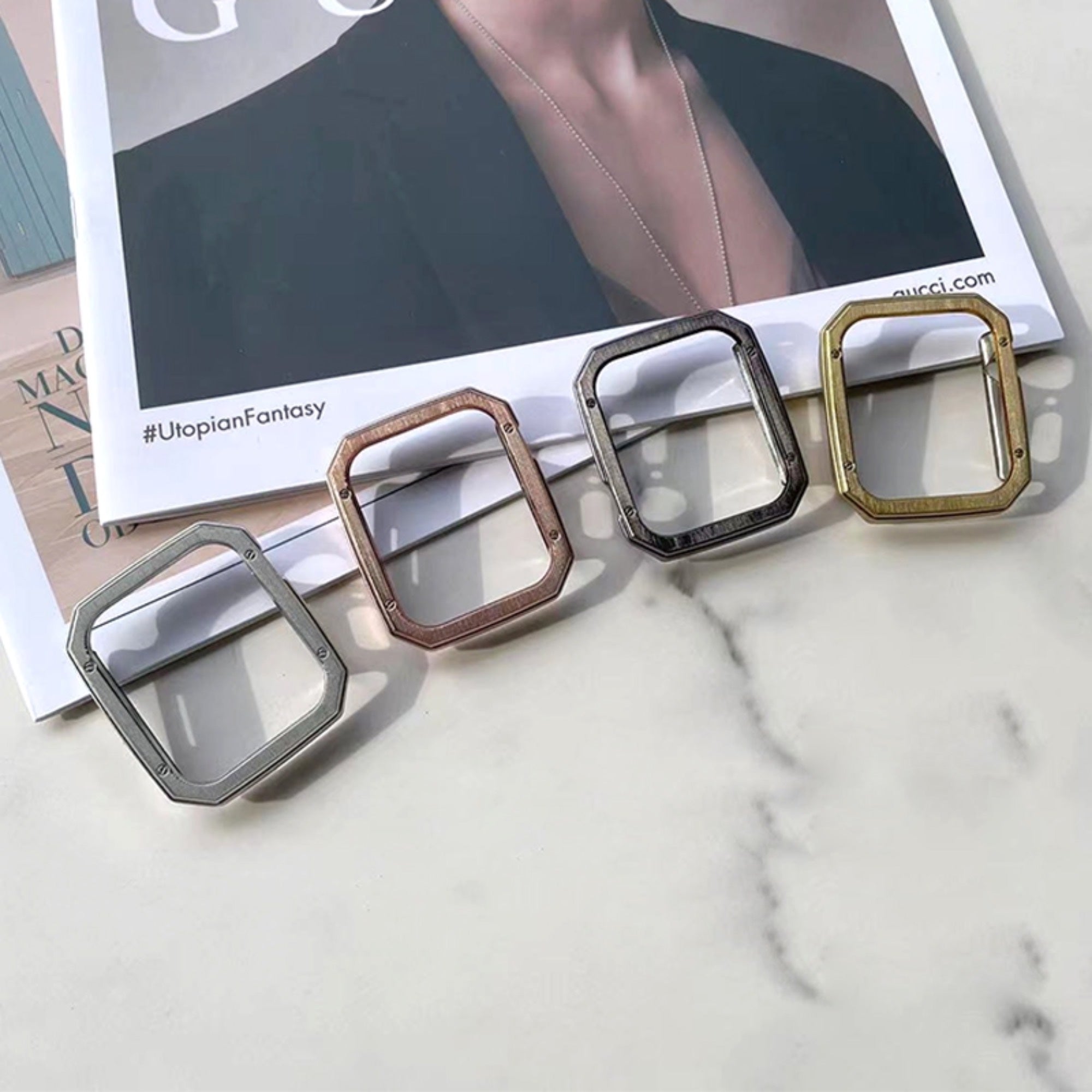 Apple Watch luxury AP frame - silver