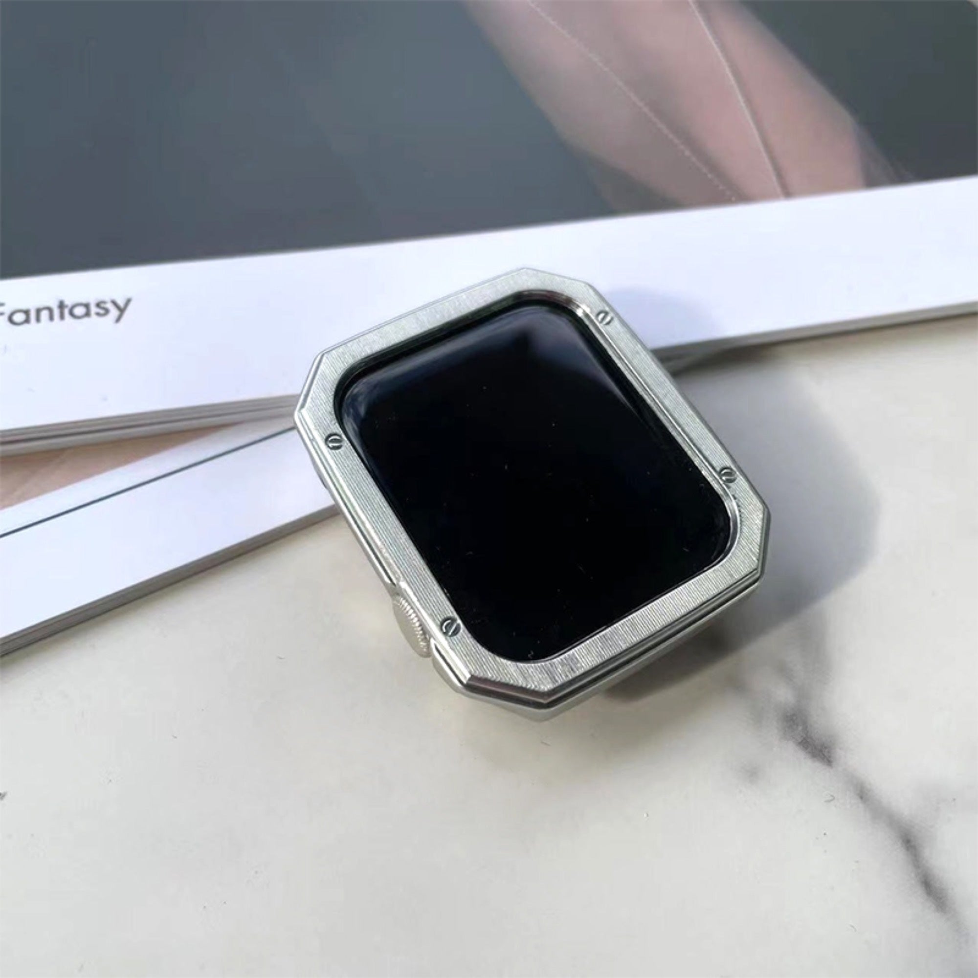 Apple Watch luxury AP frame - silver