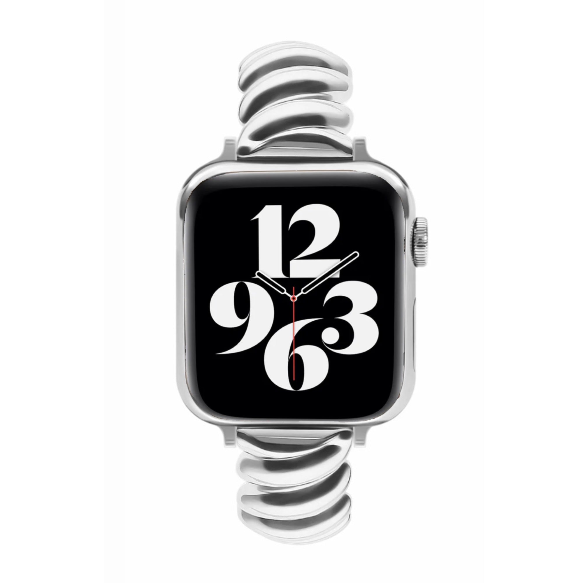 Apple Watch swirl band - silver