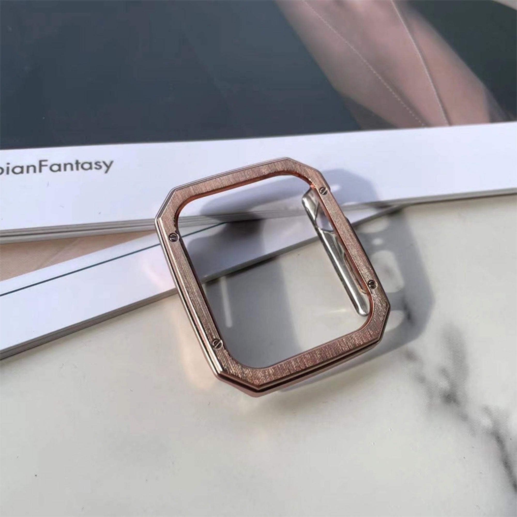 Apple Watch luxury AP frame - rose gold