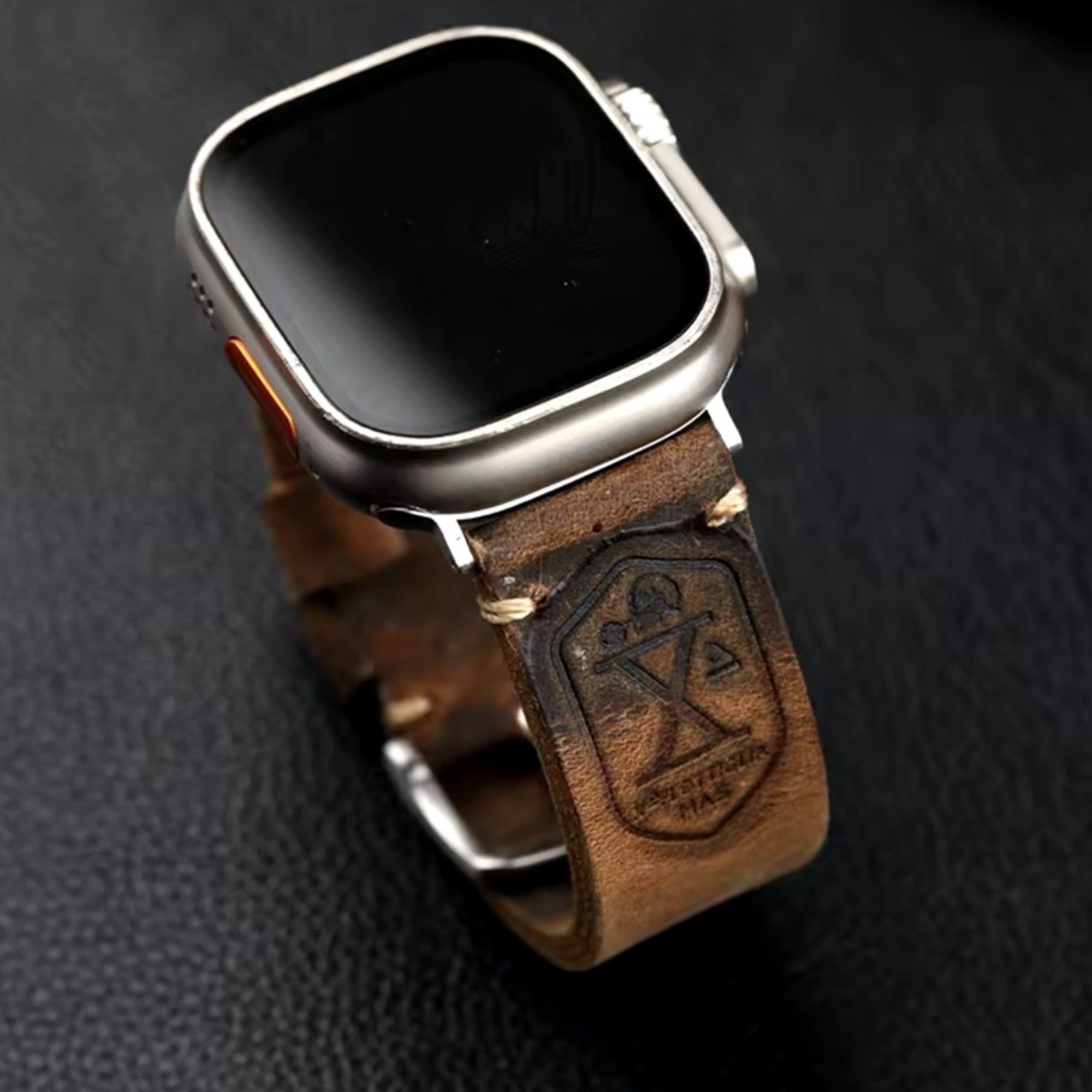 Apple Watch leather vintage band - brown