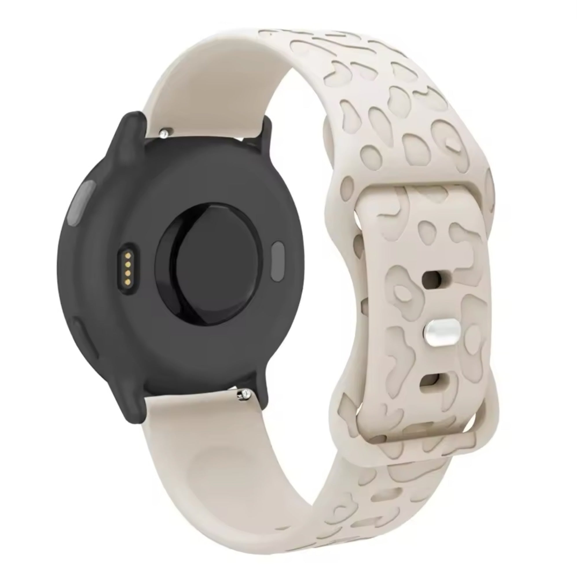 Samsung Galaxy Watch silicone panther strap - starlight