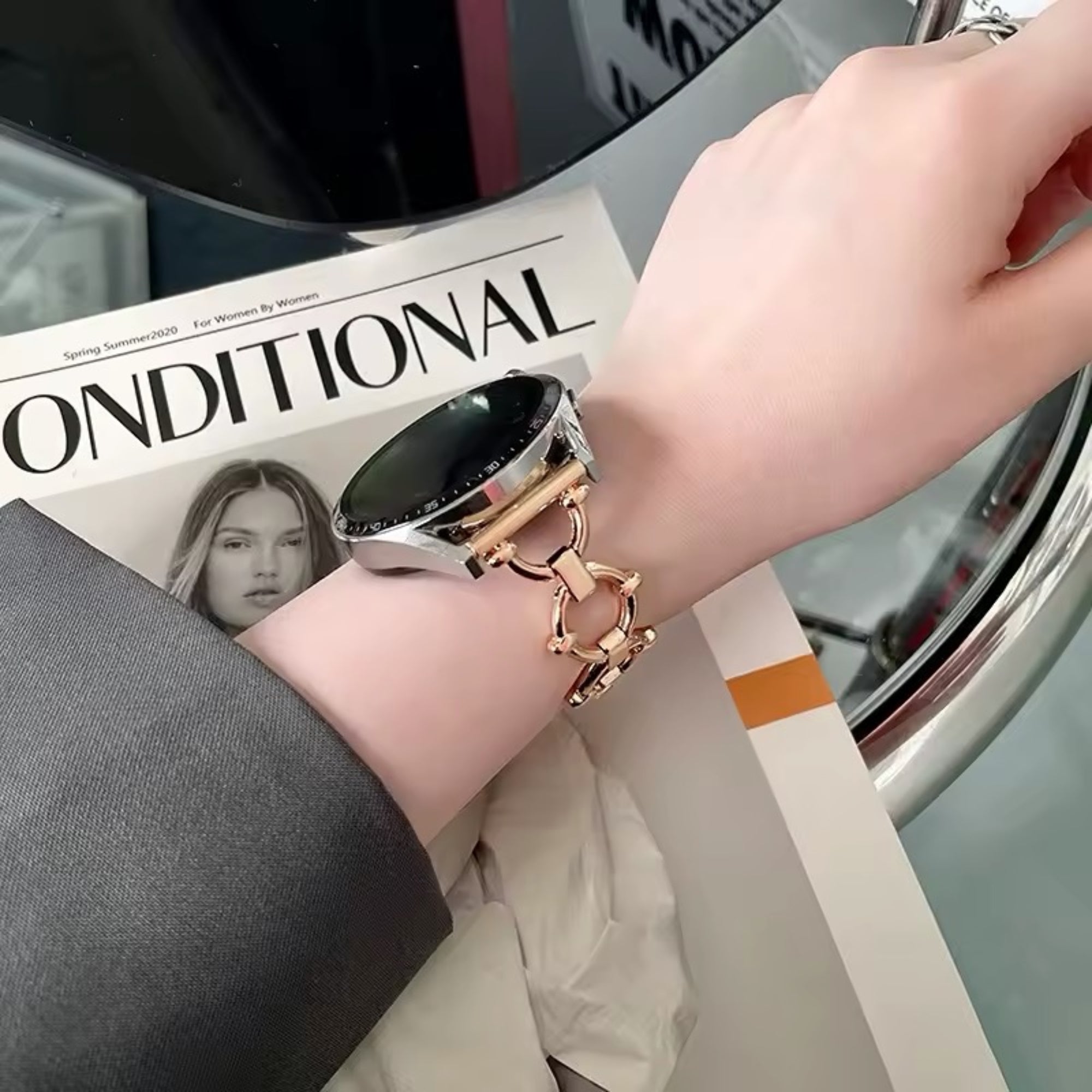 Samsung Galaxy Watch O strap - rose gold