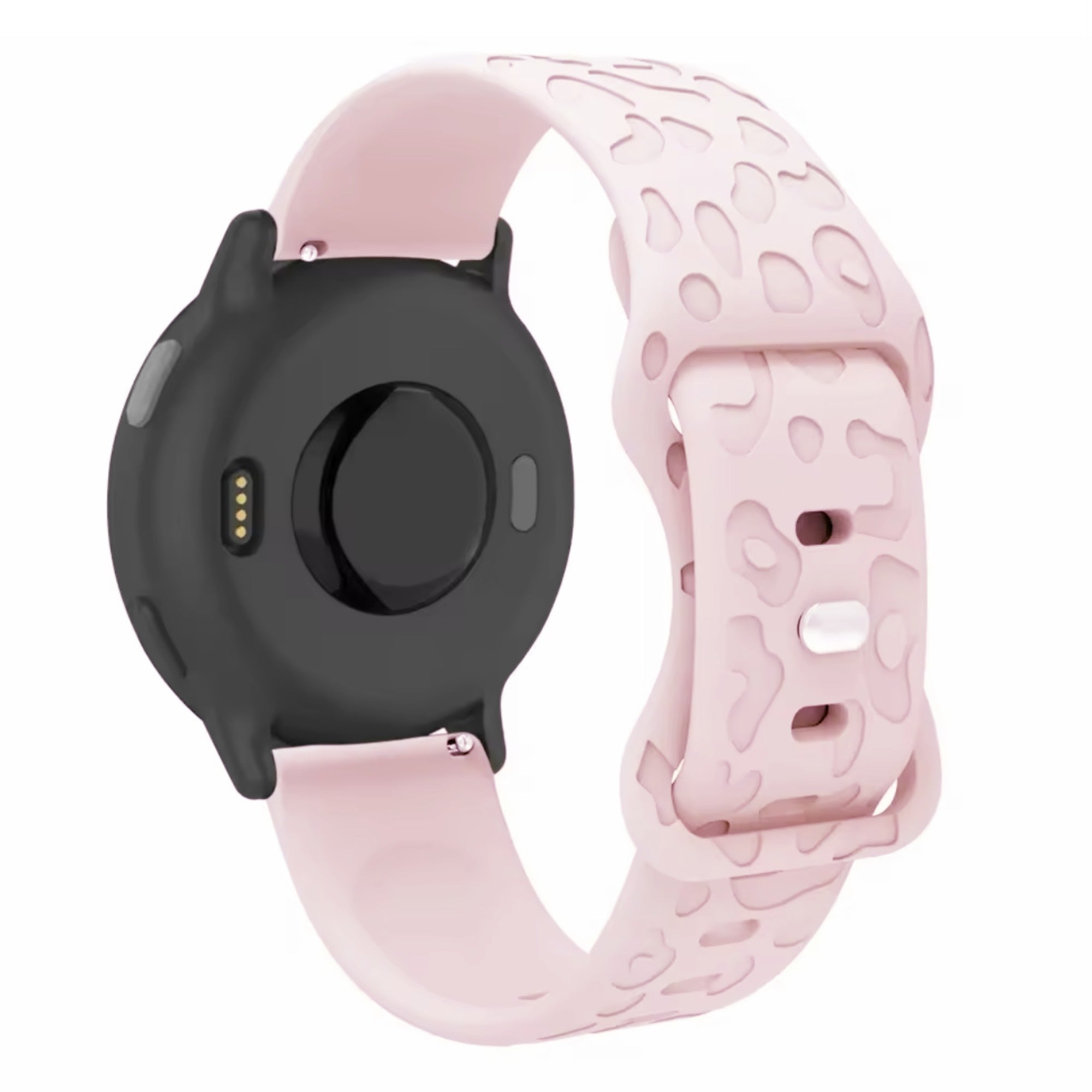 Samsung Galaxy Watch silicone panther strap - pink sand