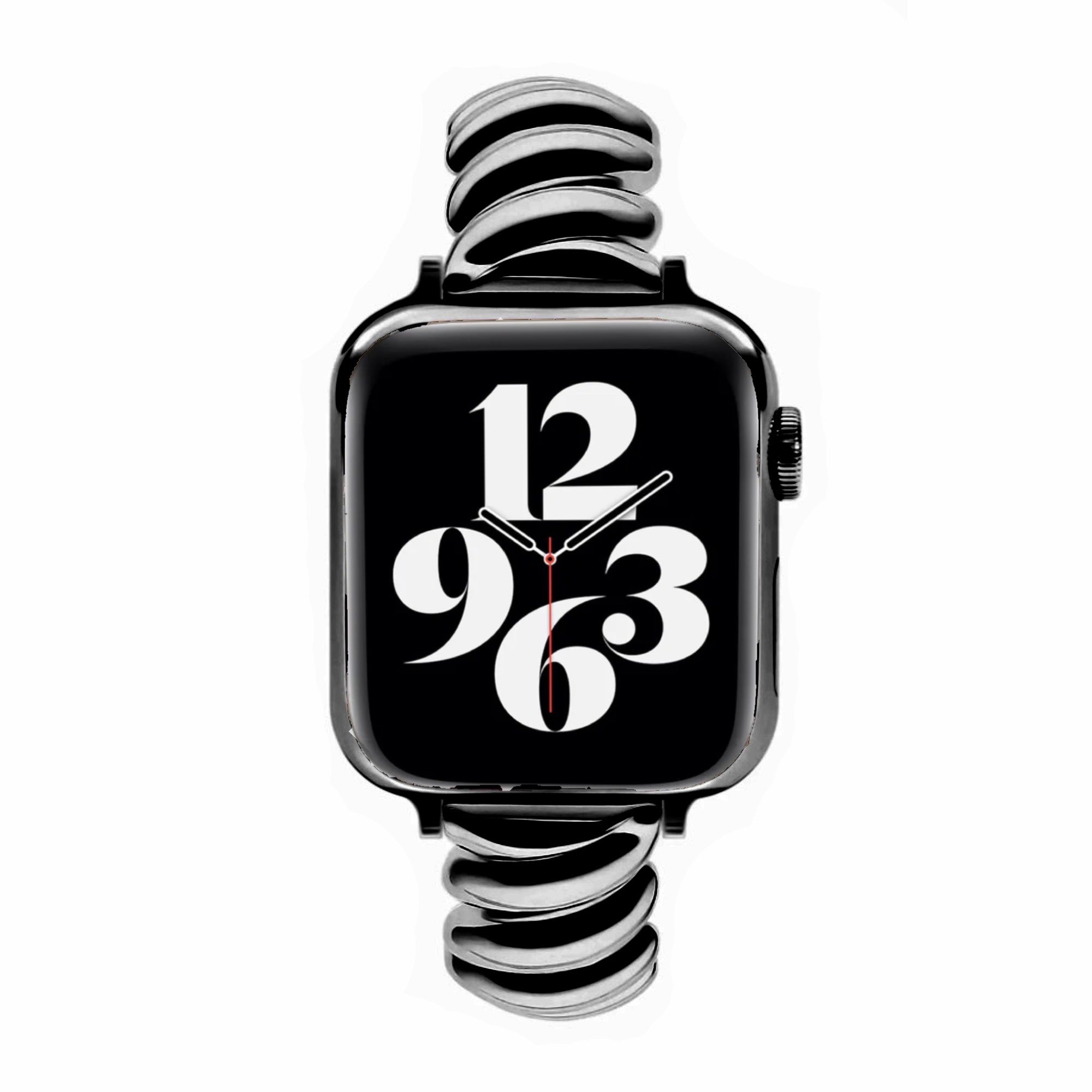 Apple Watch swirl bandje - zwart