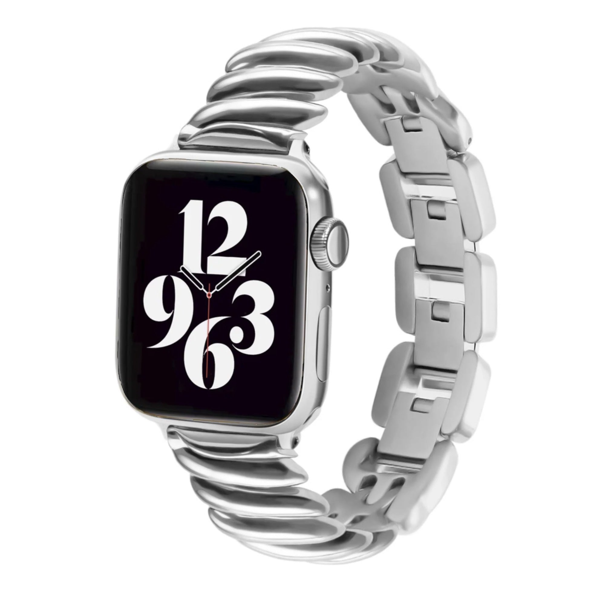 Apple Watch swirl band - silver