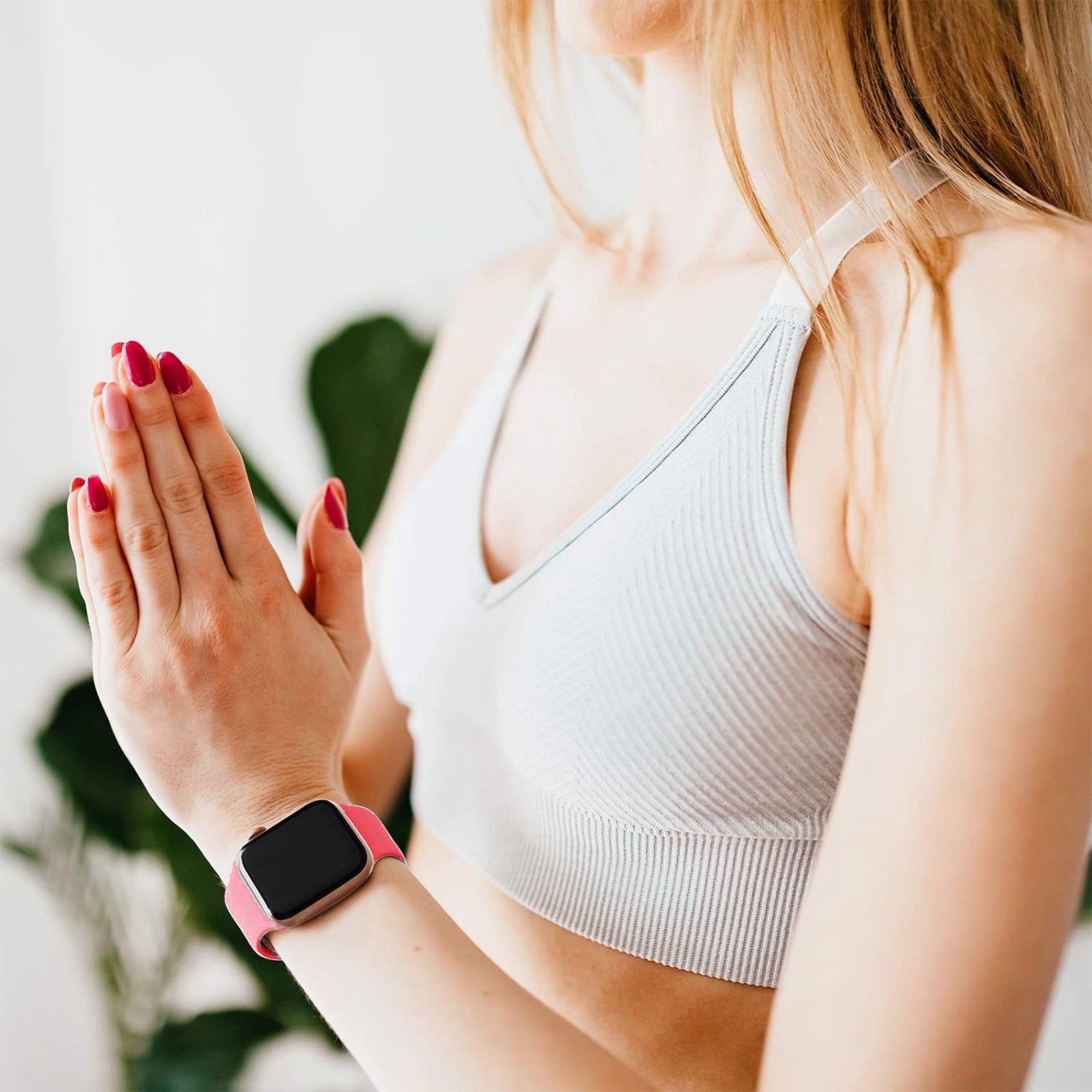 Apple Watch Silikonarmband – rot