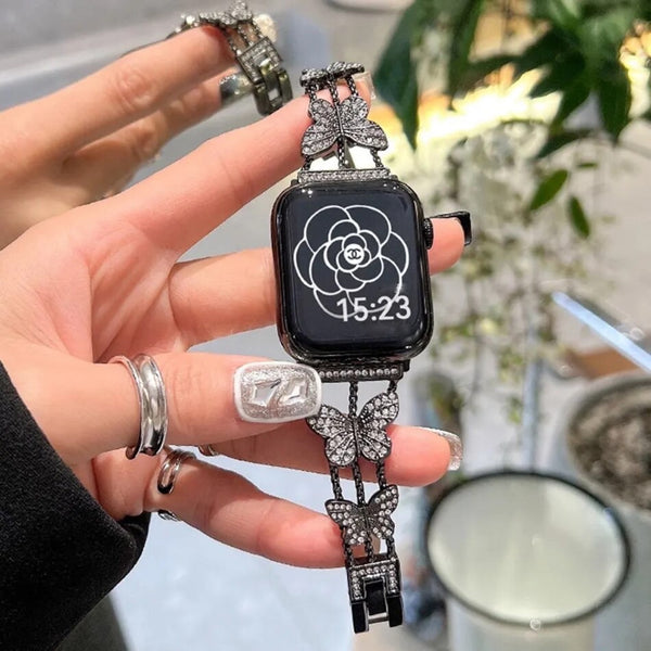 Apple Watch butterfly strap - black