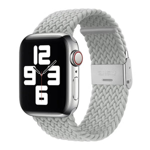 Apple Watch gevlochten loop verstelbaar - oranje