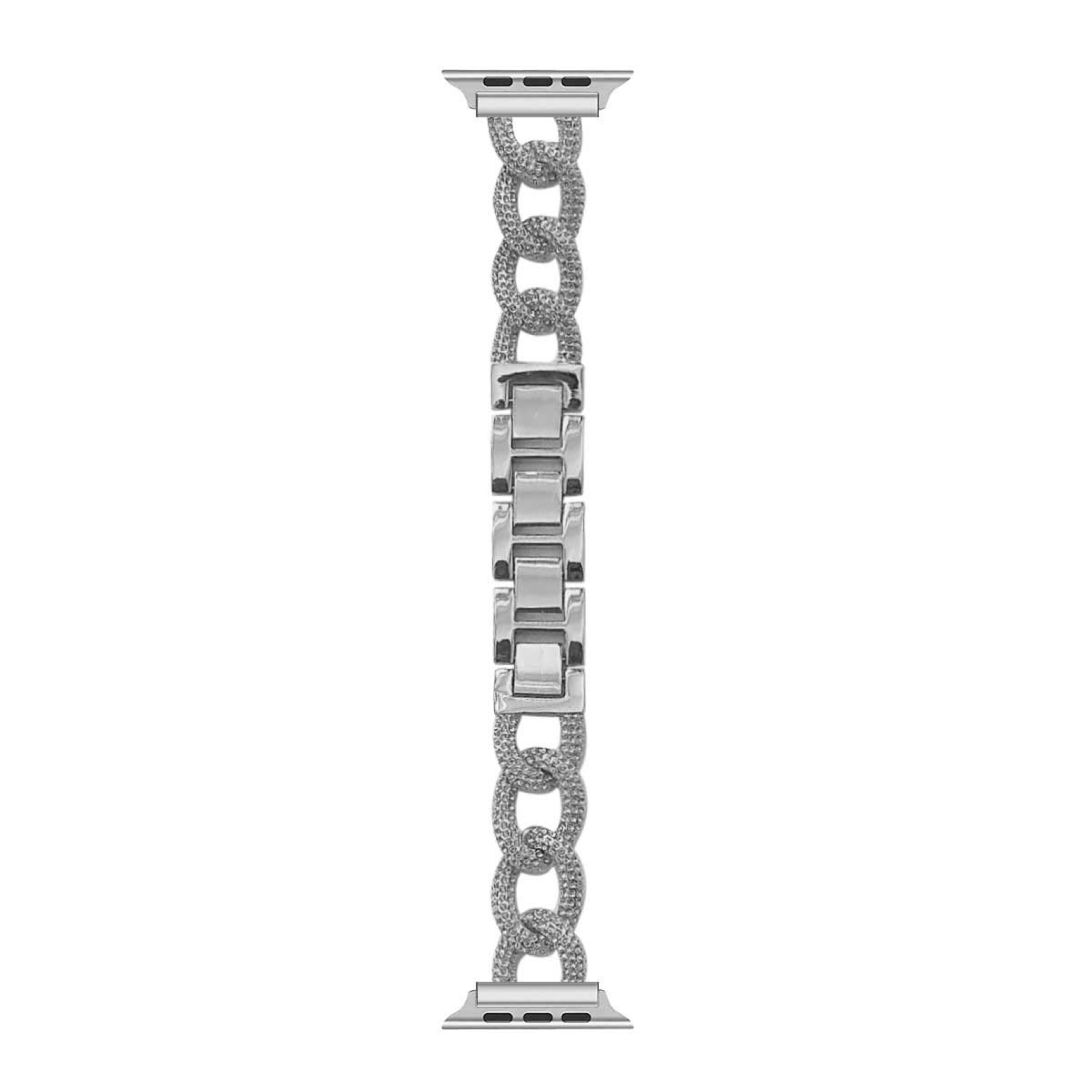 Apple Watch inspired chain strap - silver