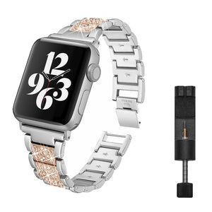 Apple Watch diamond link band - starlight