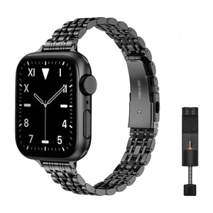Apple Watch slim inspired strap - silver gold