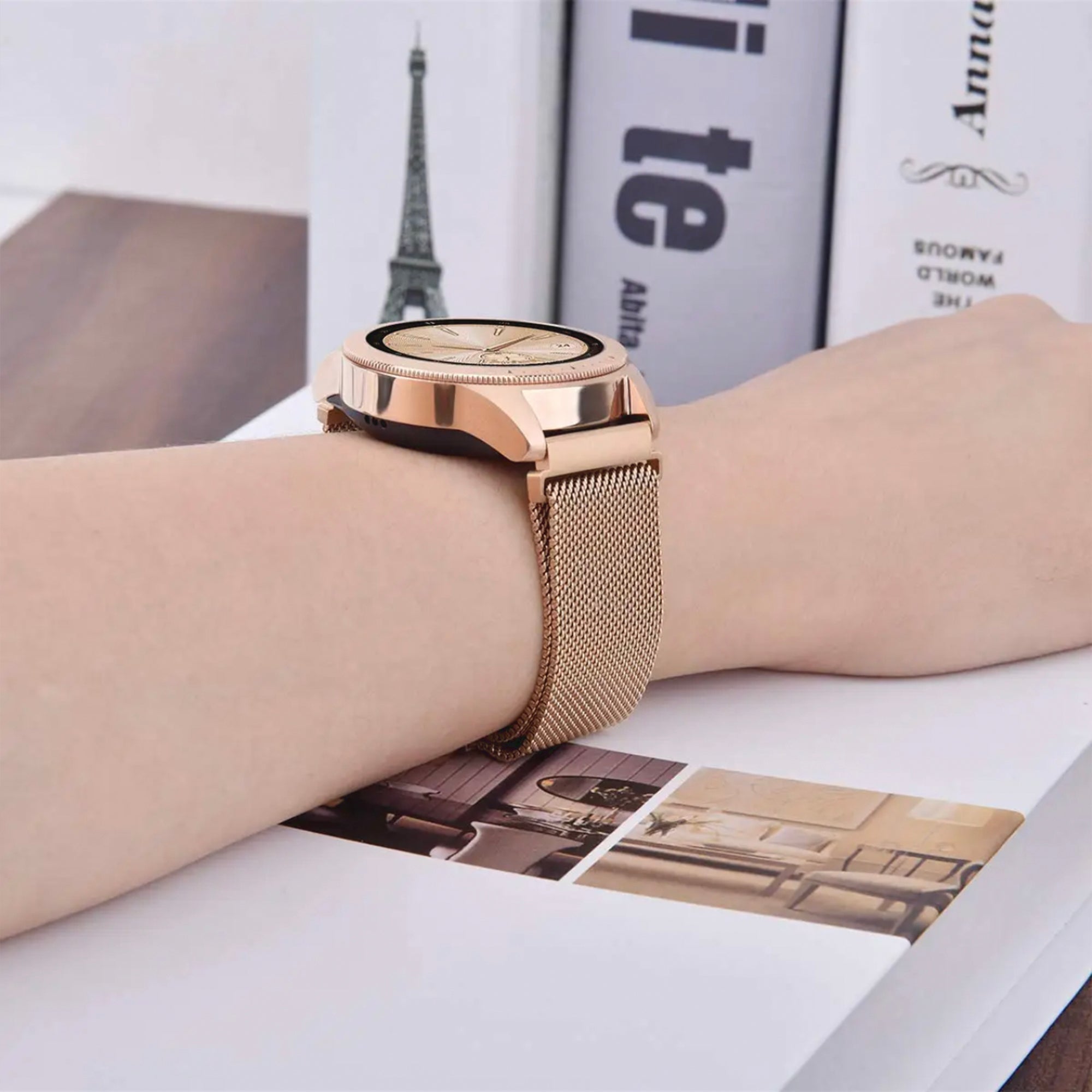 Samsung Watch milanese band - rosé