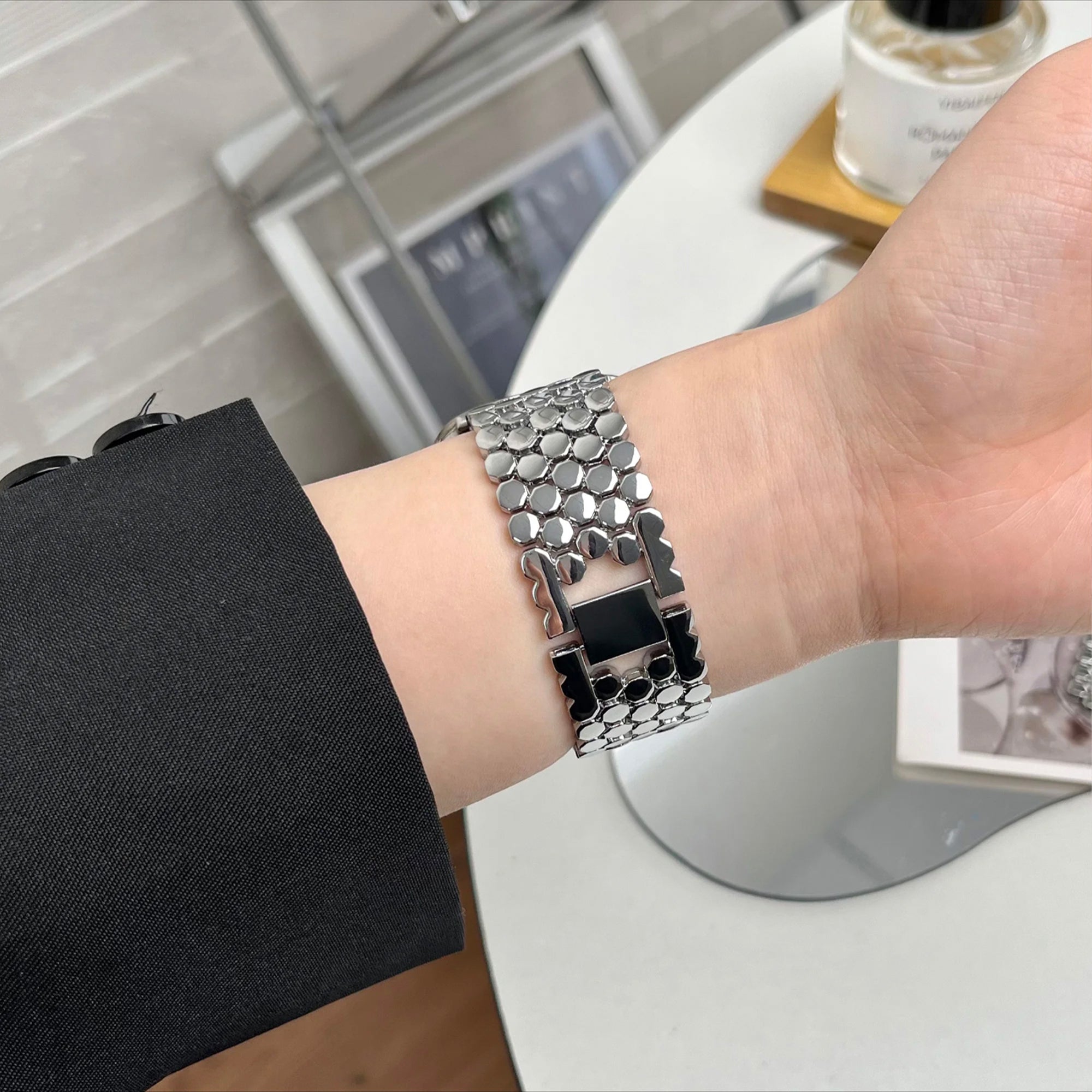Apple Watch honey band - silver