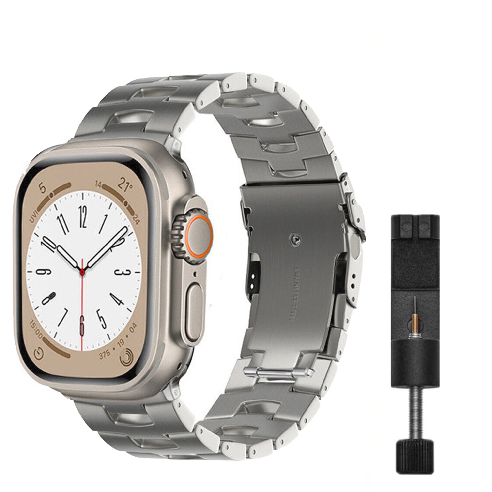 Apple Watch Ultra Titanium Oracle band - silver