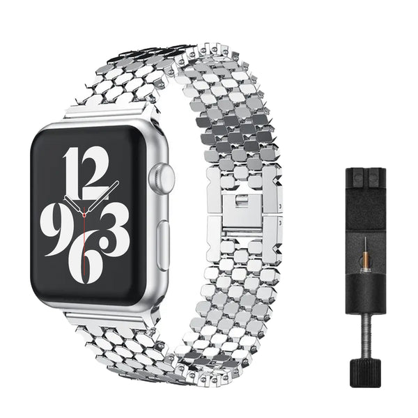 Apple Watch honey band - silver