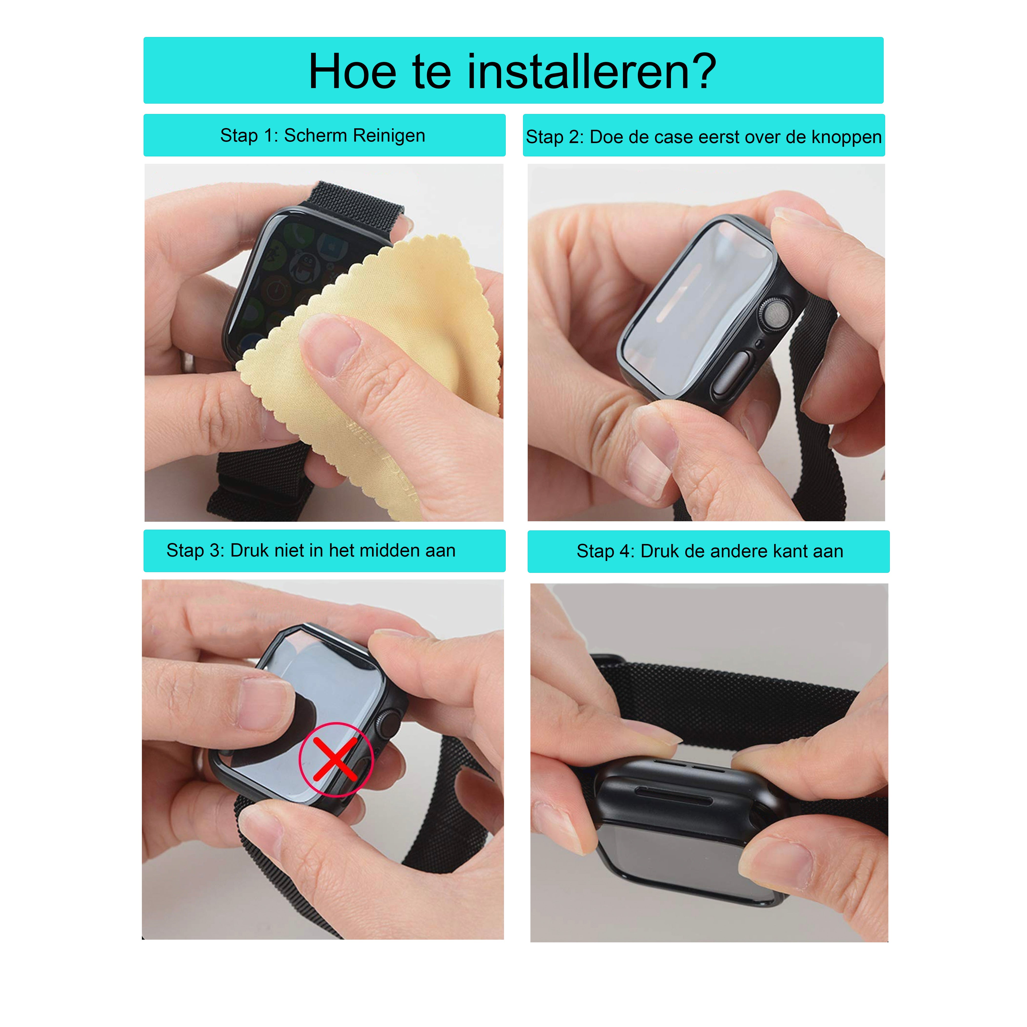Apple Watch 2-1 case - transparant