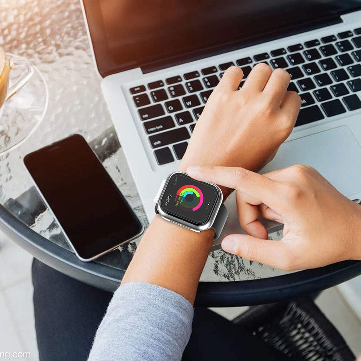 Apple Watch 2-1 case - transparant