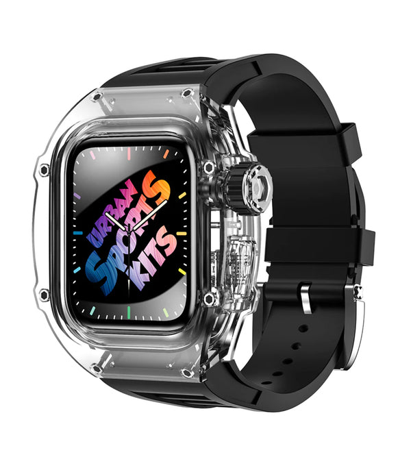 Apple Watch luxe sapphire band - zwart