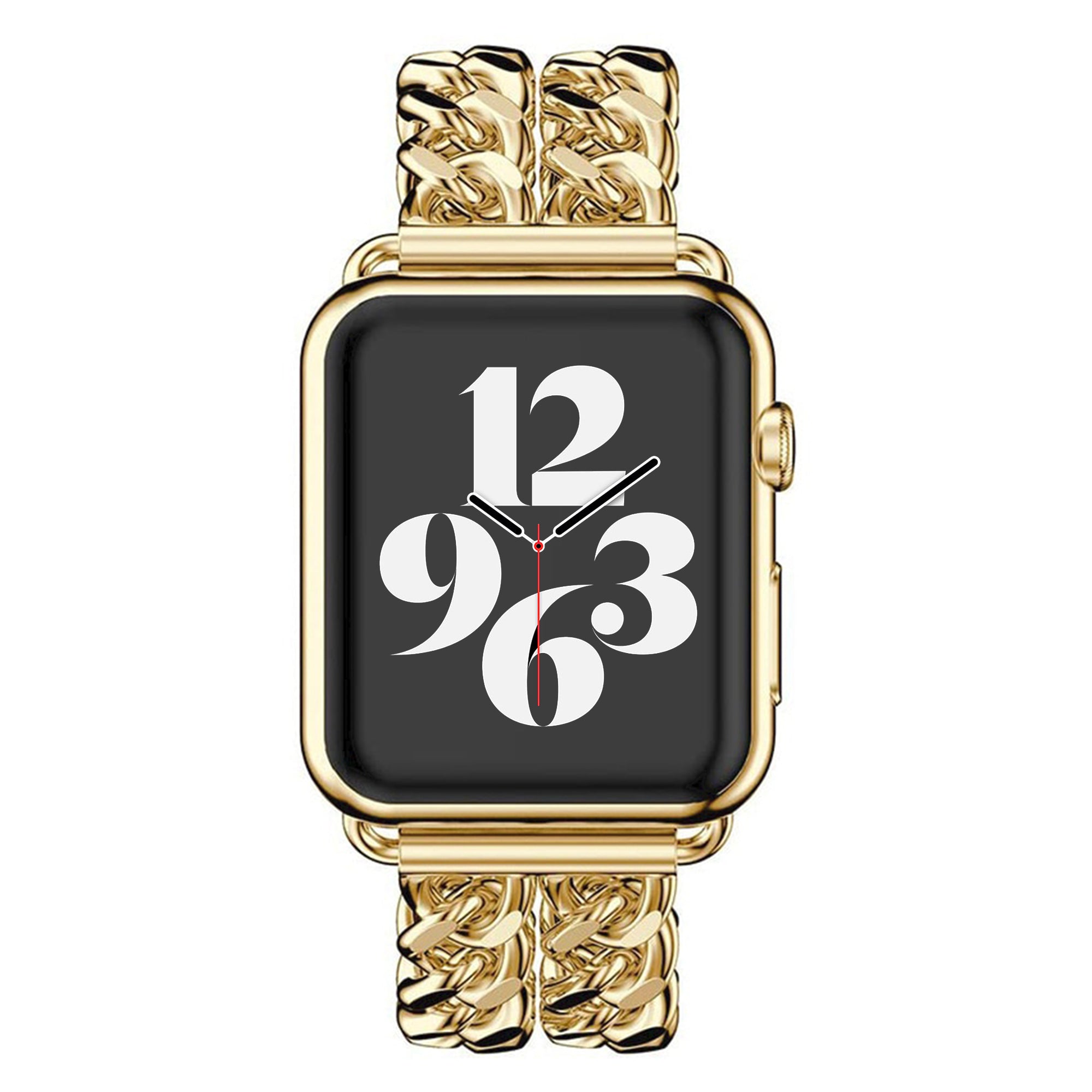 Apple Watch double chain link strap - gold