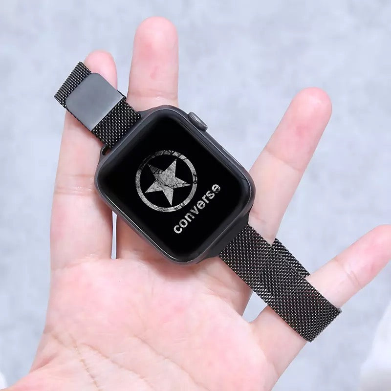 Apple Watch Milanese Slim-Armband – Schwarz
