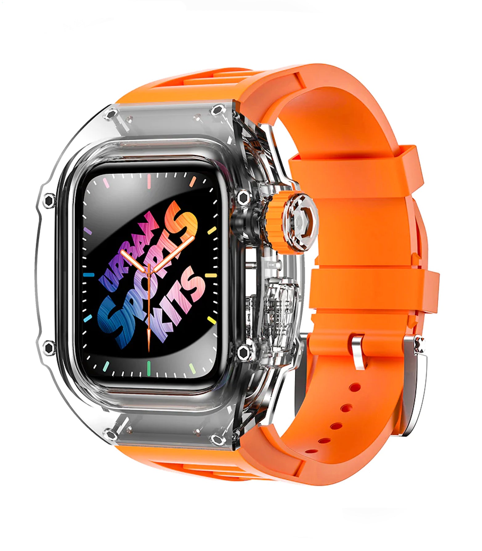 Apple Watch luxury sapphire band - orange