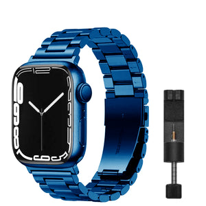 Apple Watch steel link strap - starlight