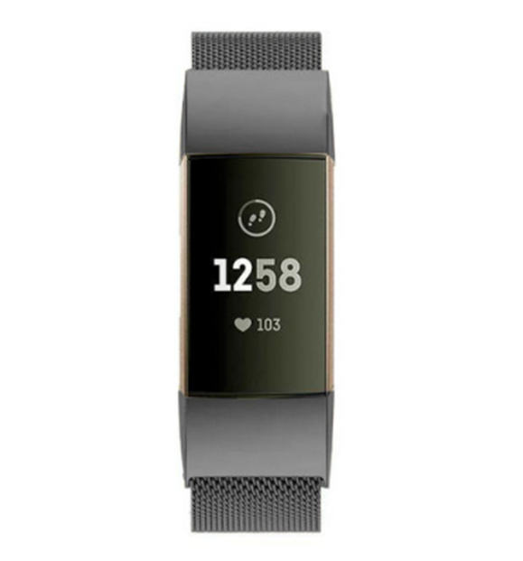 Fitbit charge 3/4 milanese band - space gray