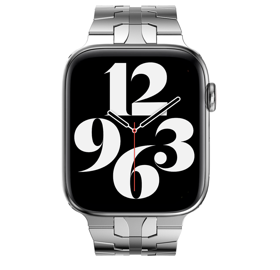 Apple Watch iron band - silver