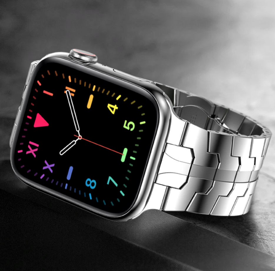 Apple Watch iron band - silver