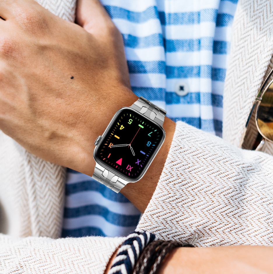 Apple Watch iron band - silver