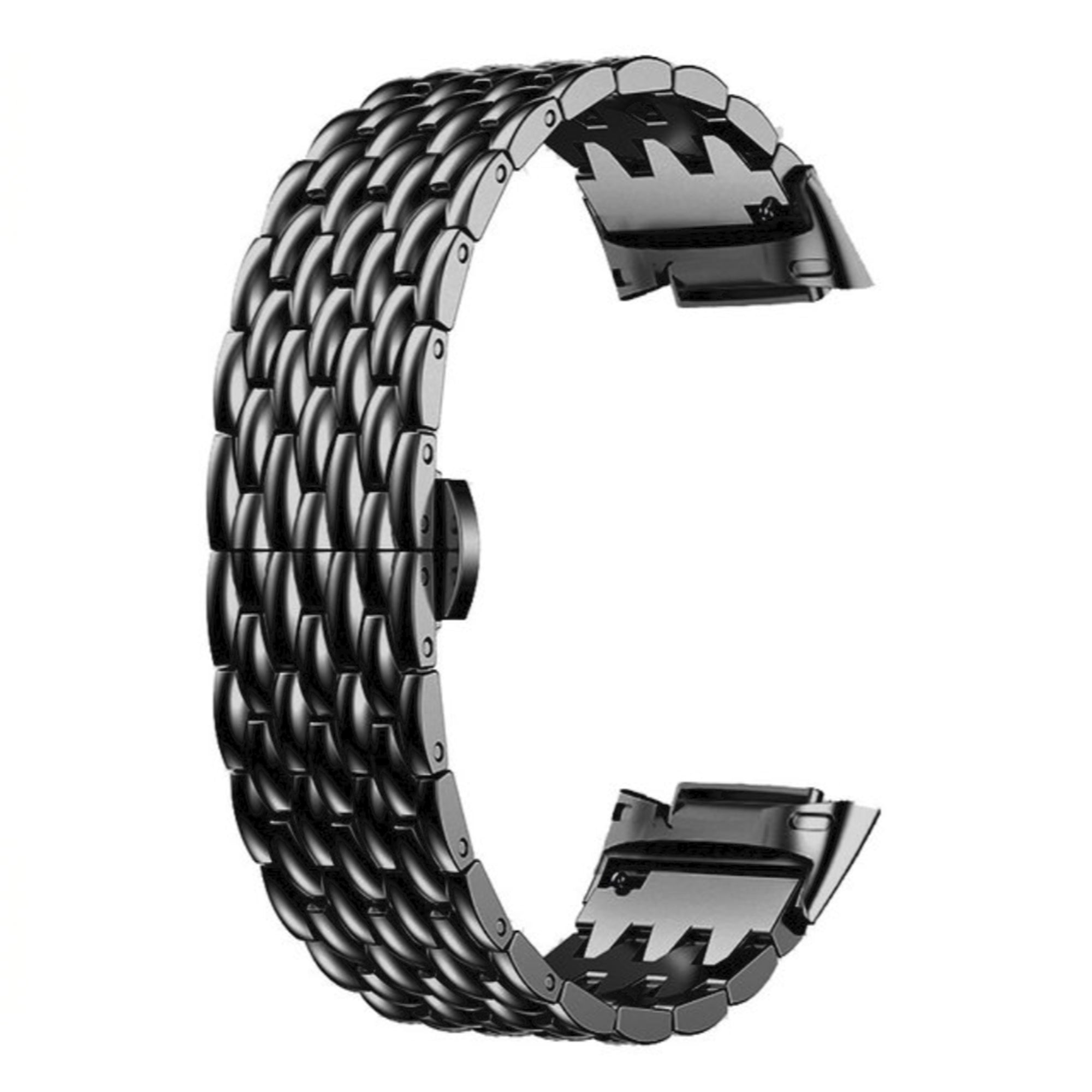 Fitbit charge 5/6 dragon strap - black