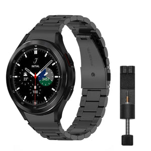 Samsung Galaxy Watch link strap for watch 4/5/5pro - silver