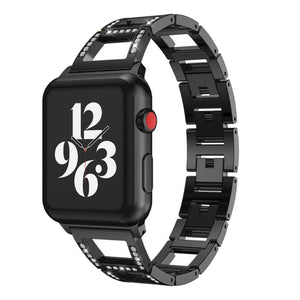 Apple Watch diamond open schakel bandje - rosé