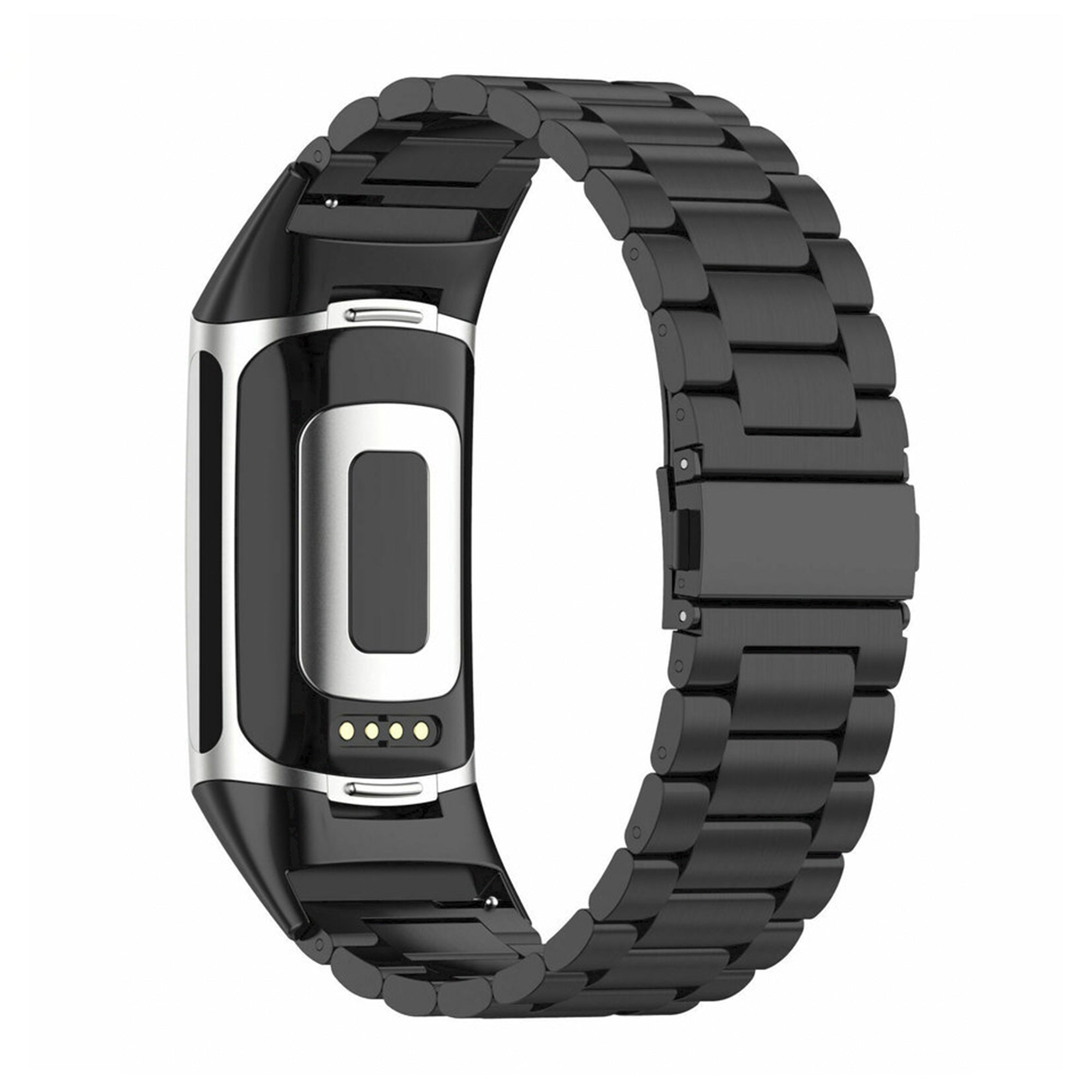 Fitbit charge 5/6 link band - black
