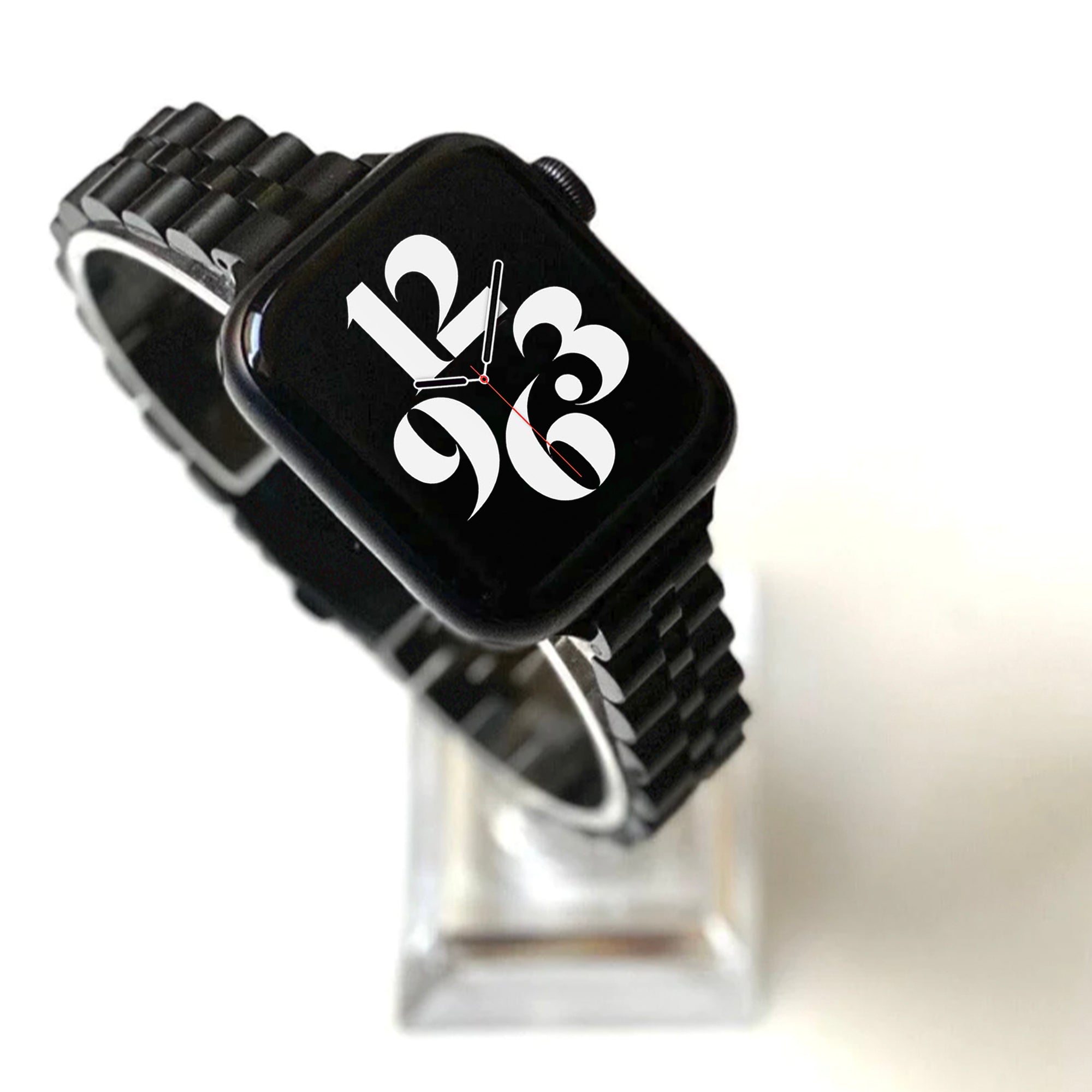 Apple Watch steel jubilee strap slim - black