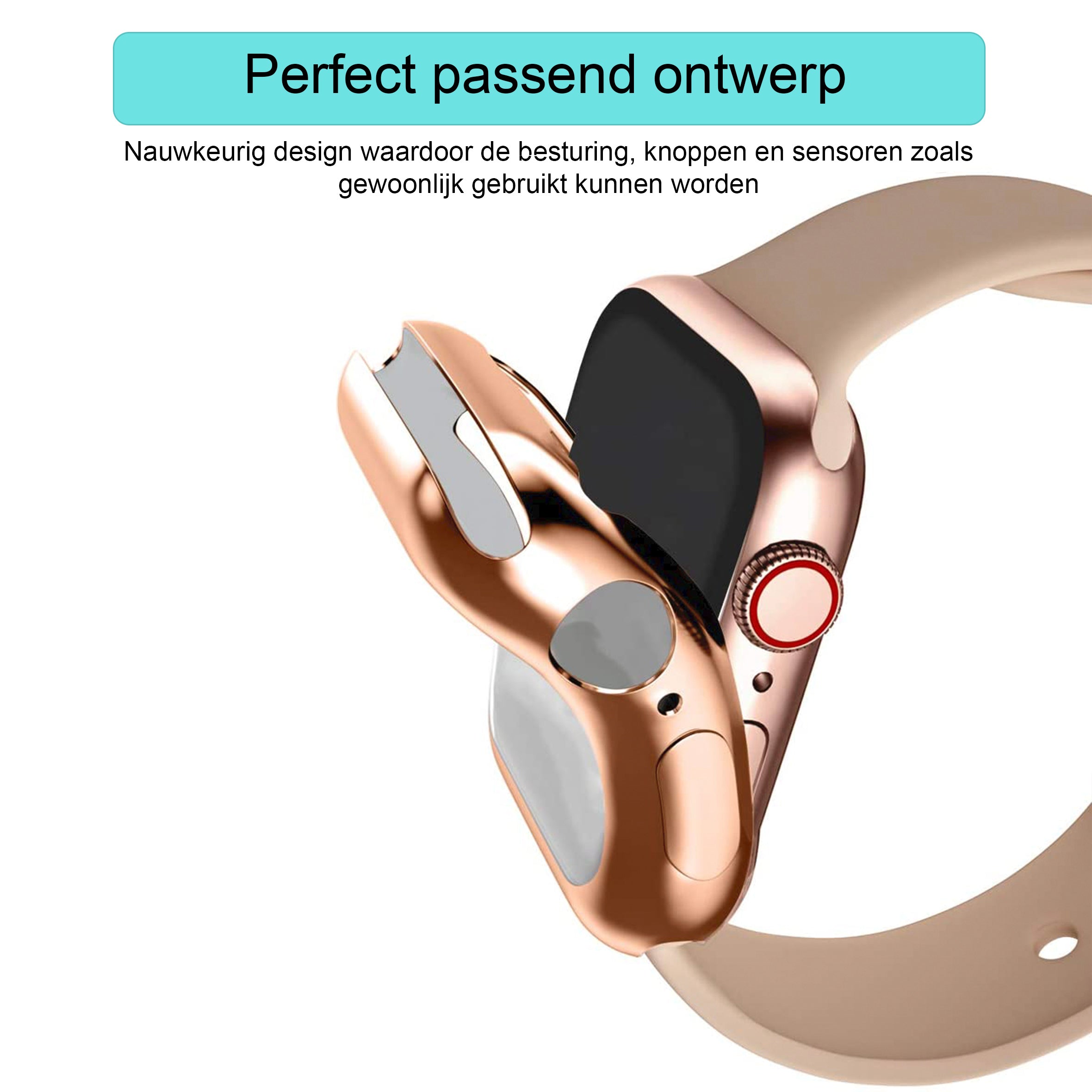 Apple Watch silicone case - gold