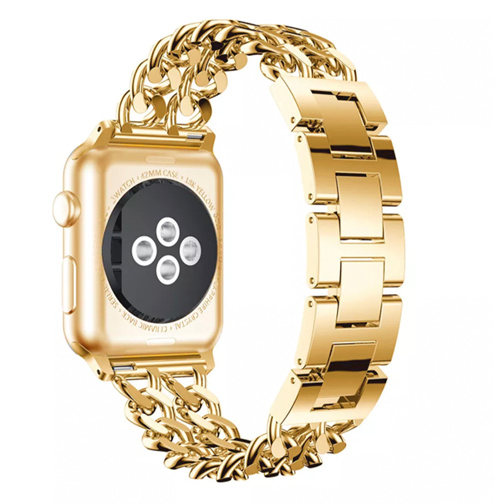 Apple Watch double chain link strap - gold