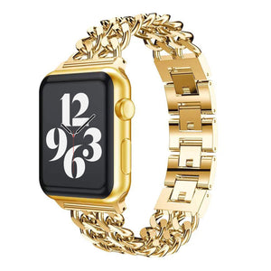 Apple Watch double chain link strap - starlight
