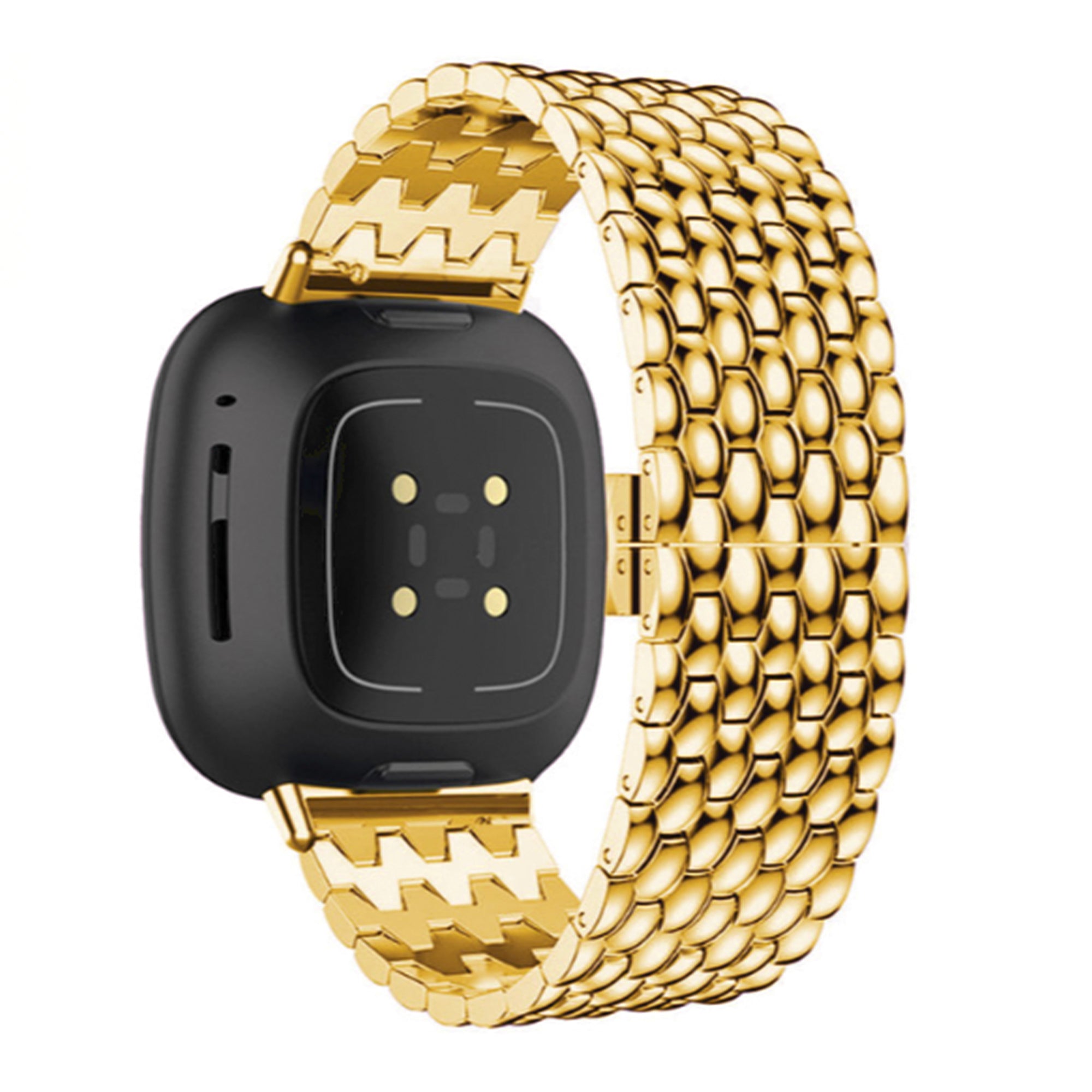 Fitbit Versa 3 / 4 / Sense Drachenarmband – Gold