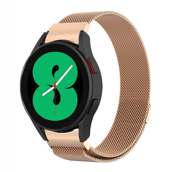 Samsung Galaxy Watch milanese band voor watch 4/5/5pro  - rosé goud