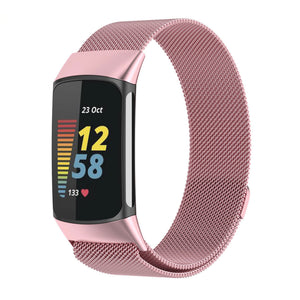 Fitbit charge 5/6 milanese band - gold